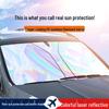 Blackout Car Sunshade Umbrella - Heat Protection & Privacy Curtain