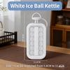 2-In-1 Folding Ice Maker Water Bottle Ice Hockey Grid Mold Reusable Silicone Ice Cube Tray For Whiskey Drinks Kitchen Bar Tool