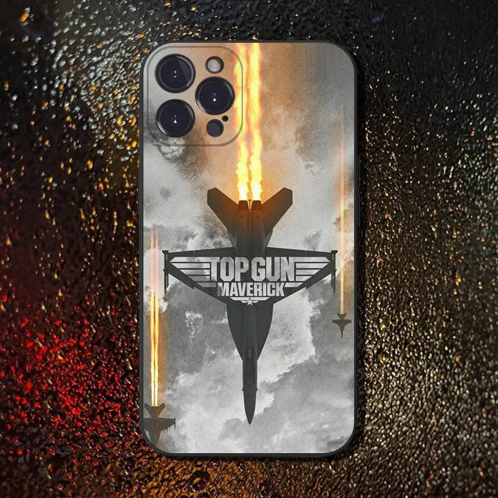 

Top G-Gun Maverick Phone Case For iPhone 16,15,14,13,12,11 Plus,Pro Max,XS,X,XR,SE,Mini,8,7,Soft Silicone Black Cover iPhoneXS