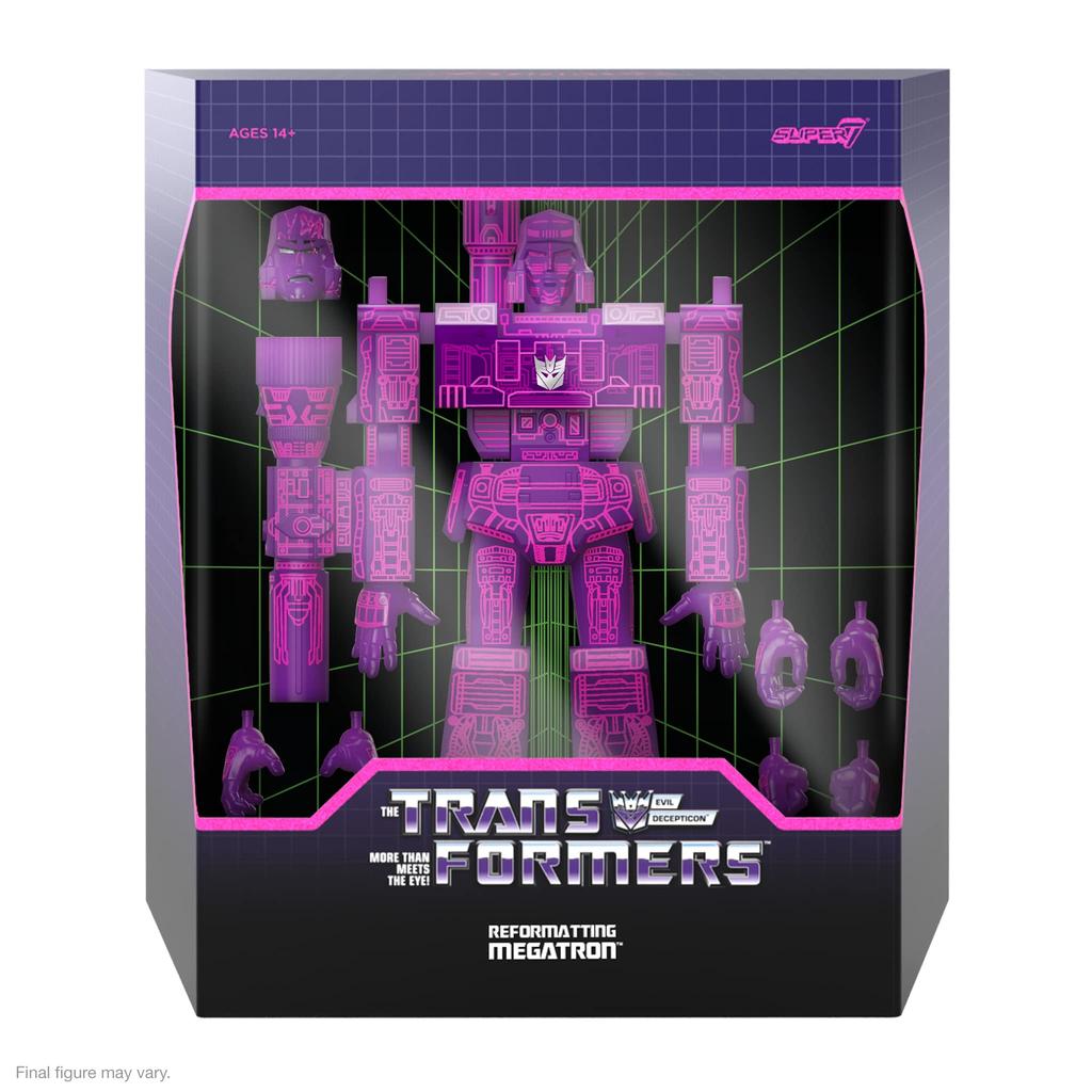 Super7 Transformers Megatron Action Figure (G1 Reformating) - ULTIMATES!7inch