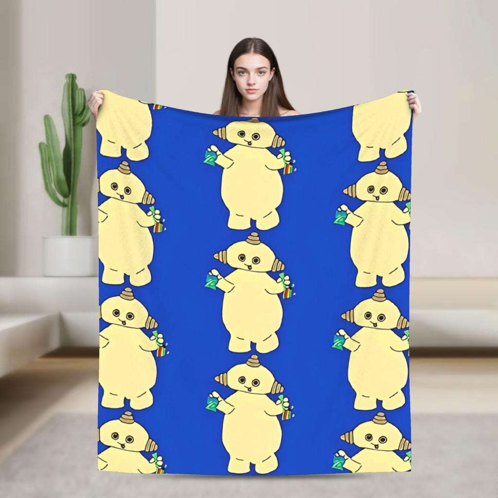 Makka Pakka In the Night Garden Blanket Airplane Travel Flannel Throw Blanket For Couch Chair Warm Soft Design Quality Bedspread