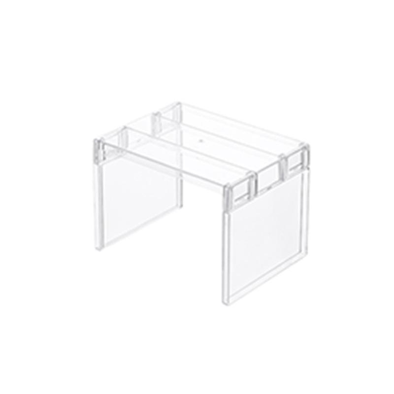 Refrigerator Storage Rack Transparent Layered Assembly Space Partition Rack Kitchen Household Simple Shelf