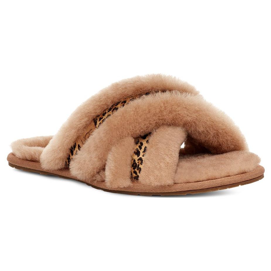 UGG Scuffita Speckles Pantofle Kaštanové (Ženy) Dámské tenisky 1151832-CHE