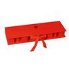 Romantic MOM Letter Shaped Gift Box Rectangle Paperboard Mother's Day Gift Box Ribbon Closure Large Floral Packaging Box