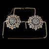 2022 Damen Blume Strass BH Brustkette Körperschmuck Abend Elegante Kleidung Dessous Sexy Kristall Tanzbekleidung