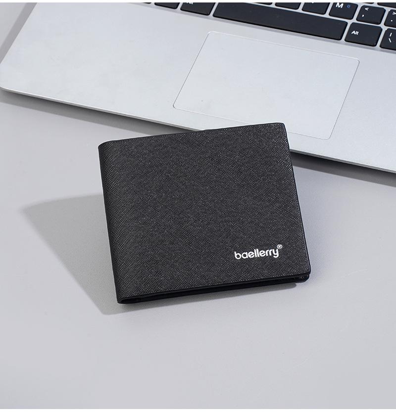 Unisex Cross-Border Frosted Leather Minimalist Card Holder Wallet