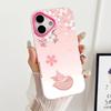 Game GI Miko Jelly Double layer Rose Red Mobile Phone Case for iPhone 17 16 15 14 13 12 11 Air Pro Max Plus Protective
