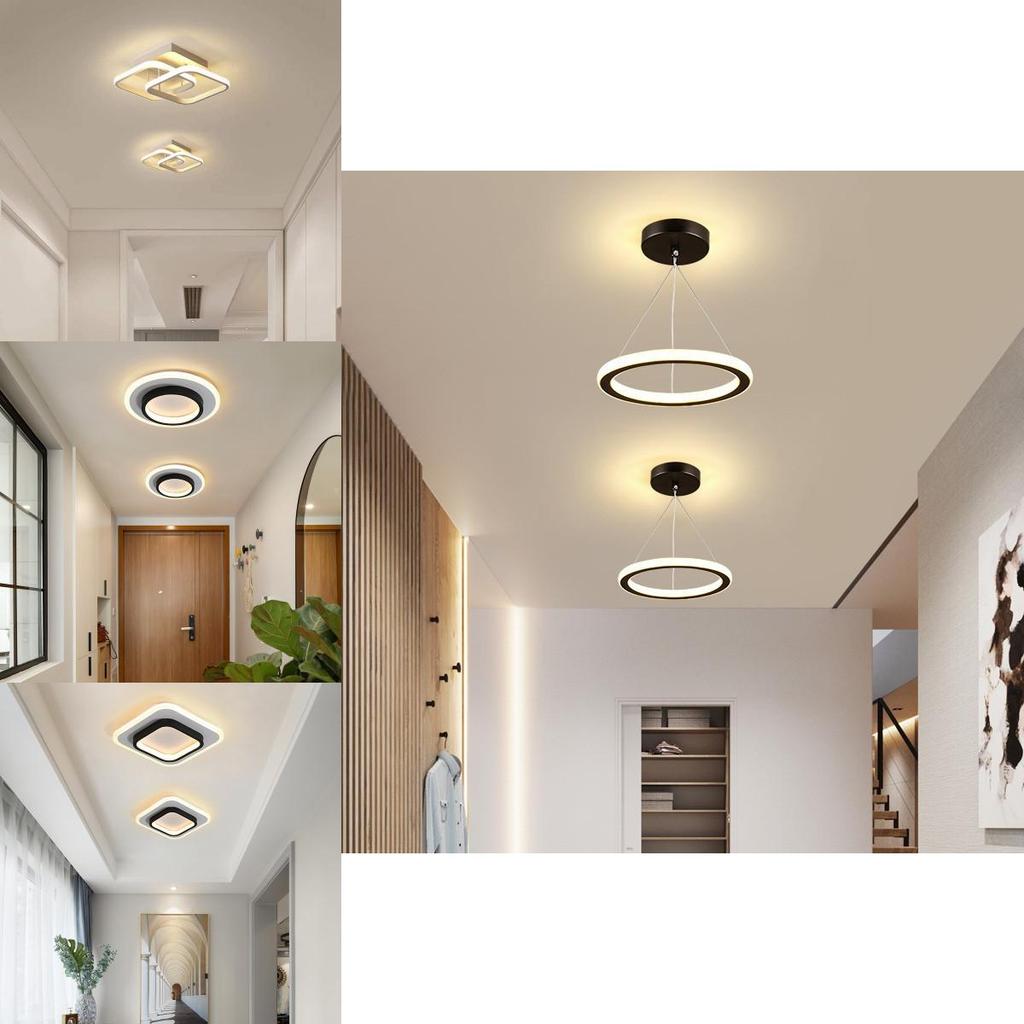 Modern Minimalist Led Ceiling Light For Hallways And Entryways With Creative Nordic Design