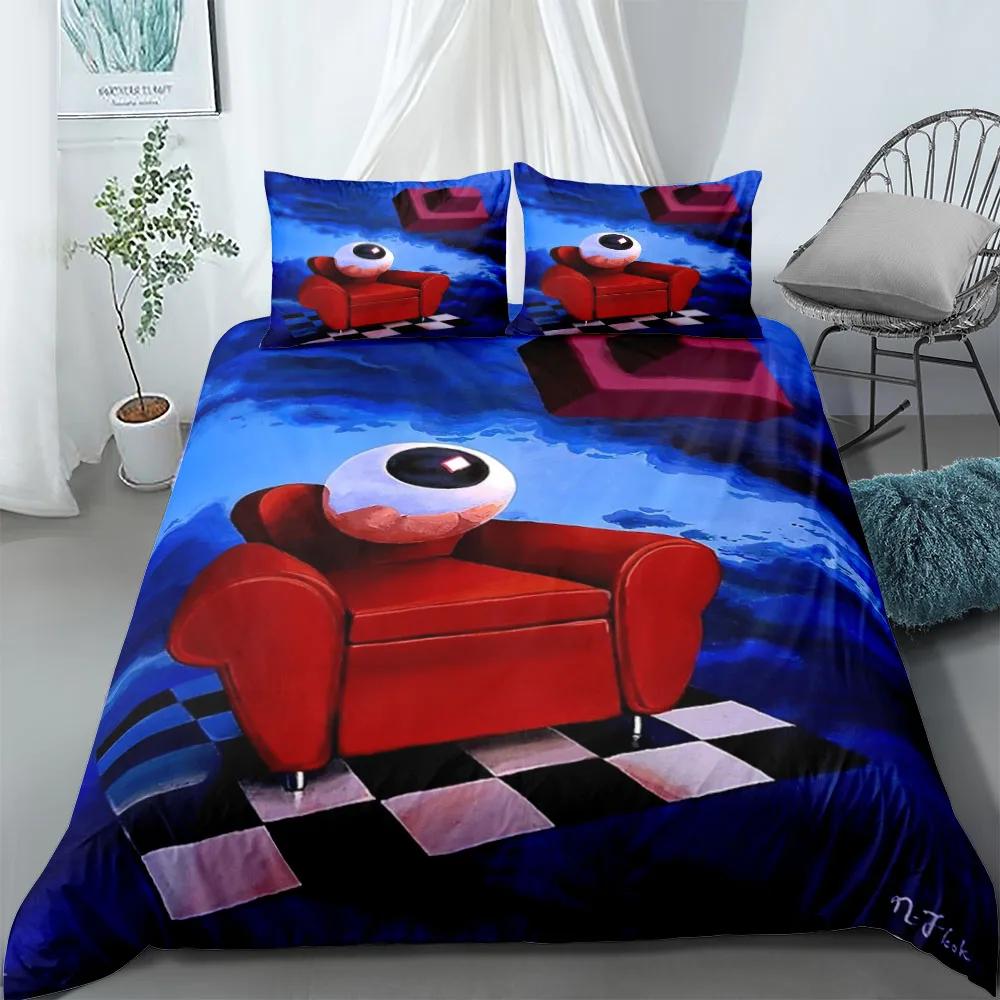 Childhood Prime Time Red Room Duvet Cover Set without sheet King Queen Double Full Twin Single Size Bed Linen Set