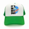 Democratic Congo Flag Trucker Hat Adjustable Mesh Baseball Cap Patriotic Congo Casual Sun Hats for Unisex Women