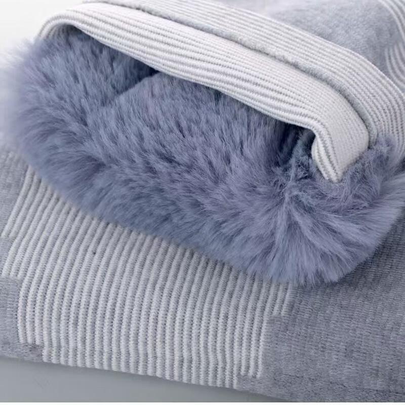 Long Zhan Winter Warm Rabbit Down Knee Pads