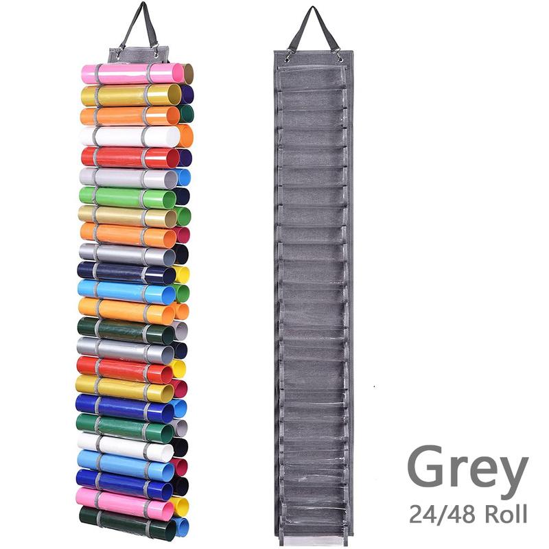Craft Storage Organizer Vinyl Roll Holder Vinyl Storage Rack Hanging Closet