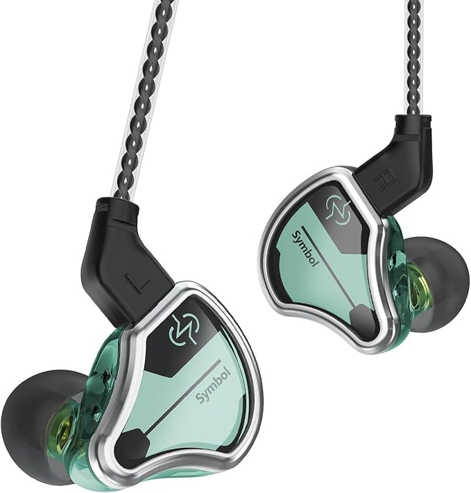 

CCZ BC02 Wired Monitor Single HIFI Sound Gaming High Sound Compatible with Ideal for Working from and Music Monitoring with In-Ear Earphones, DD, зелёный