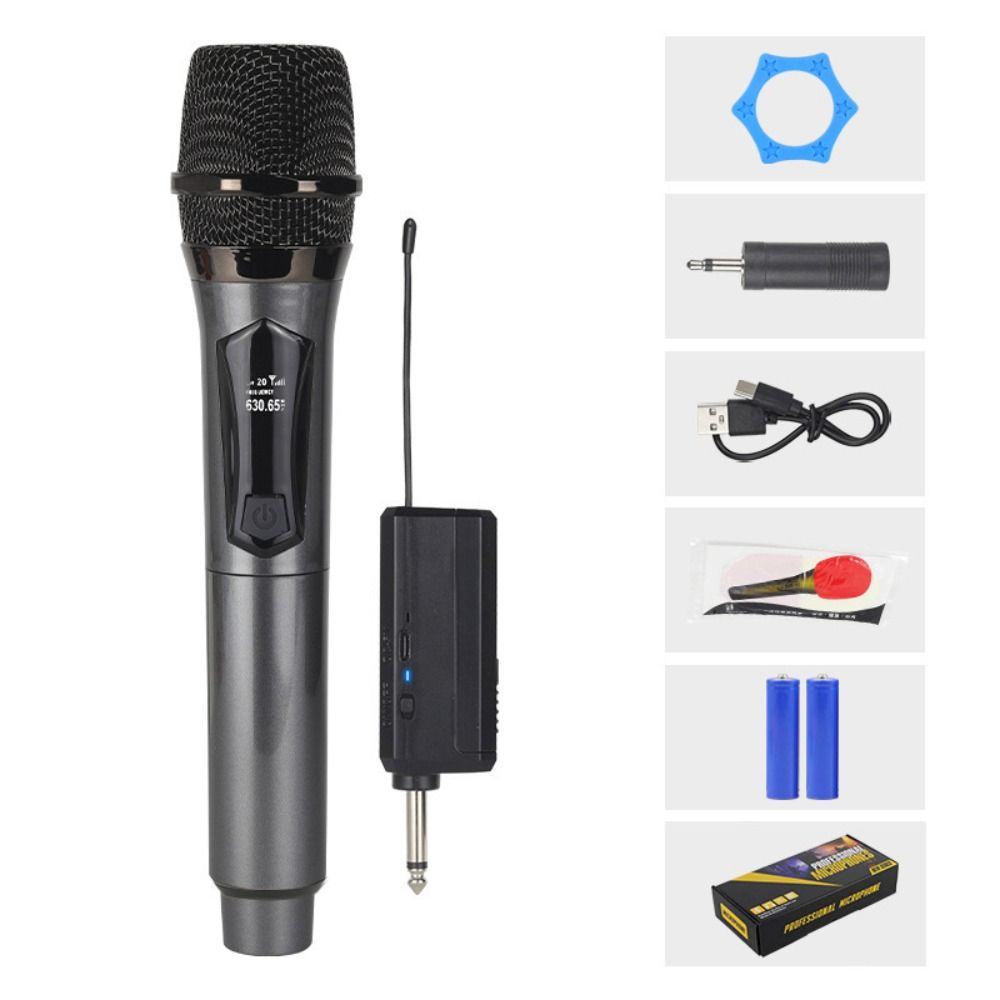 Rechargeable Wireless Microphone High Quality Wireless Receiver Handheld Microphone  Meeting Use