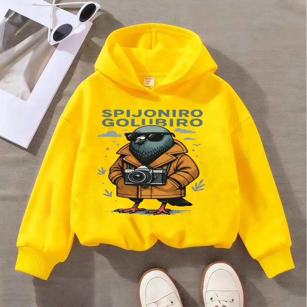 Cute Ballerina Cappuccina Printed Kids Sweatshirt for Girls Fashionable and Comfortable Children's Pullover Top