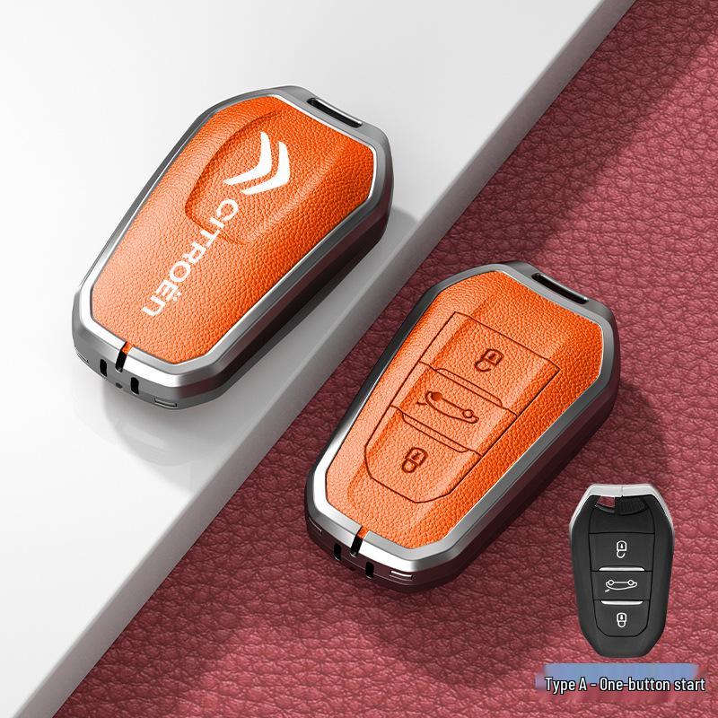 Car Key Cover & Buckle for Citroen C3XR, C4L, Tianyi, C5, C4 Sega, Elysee, C6 Models Standard