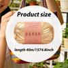 Metallic Shiny Yarn Crochet Bulky T Shirt for Headband Pillow DIY Craft