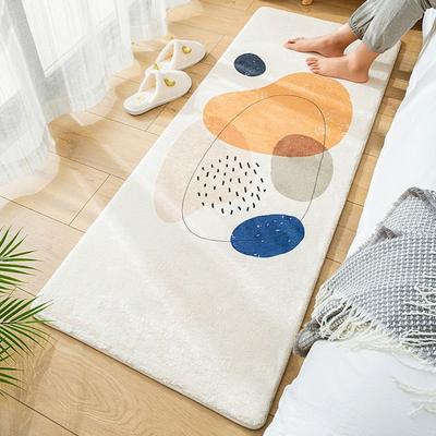 Household Carpet Door Mat Non-slip Foot Mat Bedroom Bedside Blanket Living Room Sofa Coffee Table Bathroom Toilet Floor Mat
