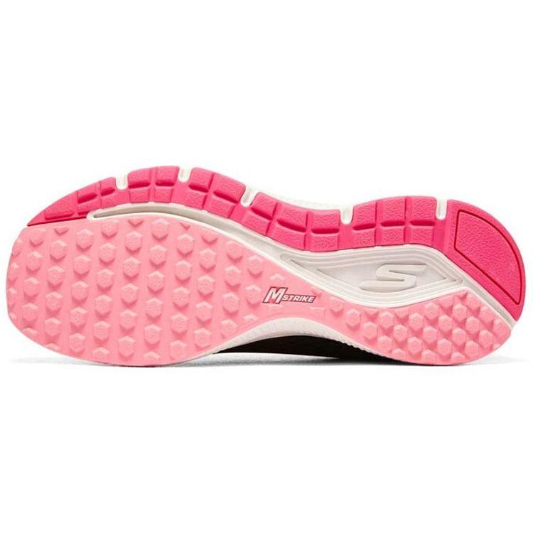 Skechers Go Run Tessuto Costante Confortevole Ammortizzante Resistente Traspirante Leggero Basse Scarpe da Corsa Casual Donna sneaker 128277-BKPK