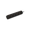 Power Strip 5 Sockets Schuko Lanberg 3 M Black