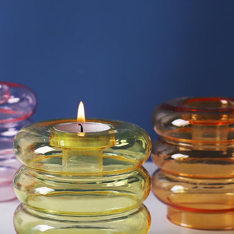 Tischdekoration, Teelicht-Kerzenständer, Doppelzweck-Kerzenständer, Kegelkerzenhalter für Zuhause