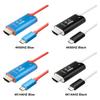 2M 4K 60/144HZ HDMI-Compatible Connector Universal Type C To HDMI-Compatible Adapter Projection Cable for Switch Accessories