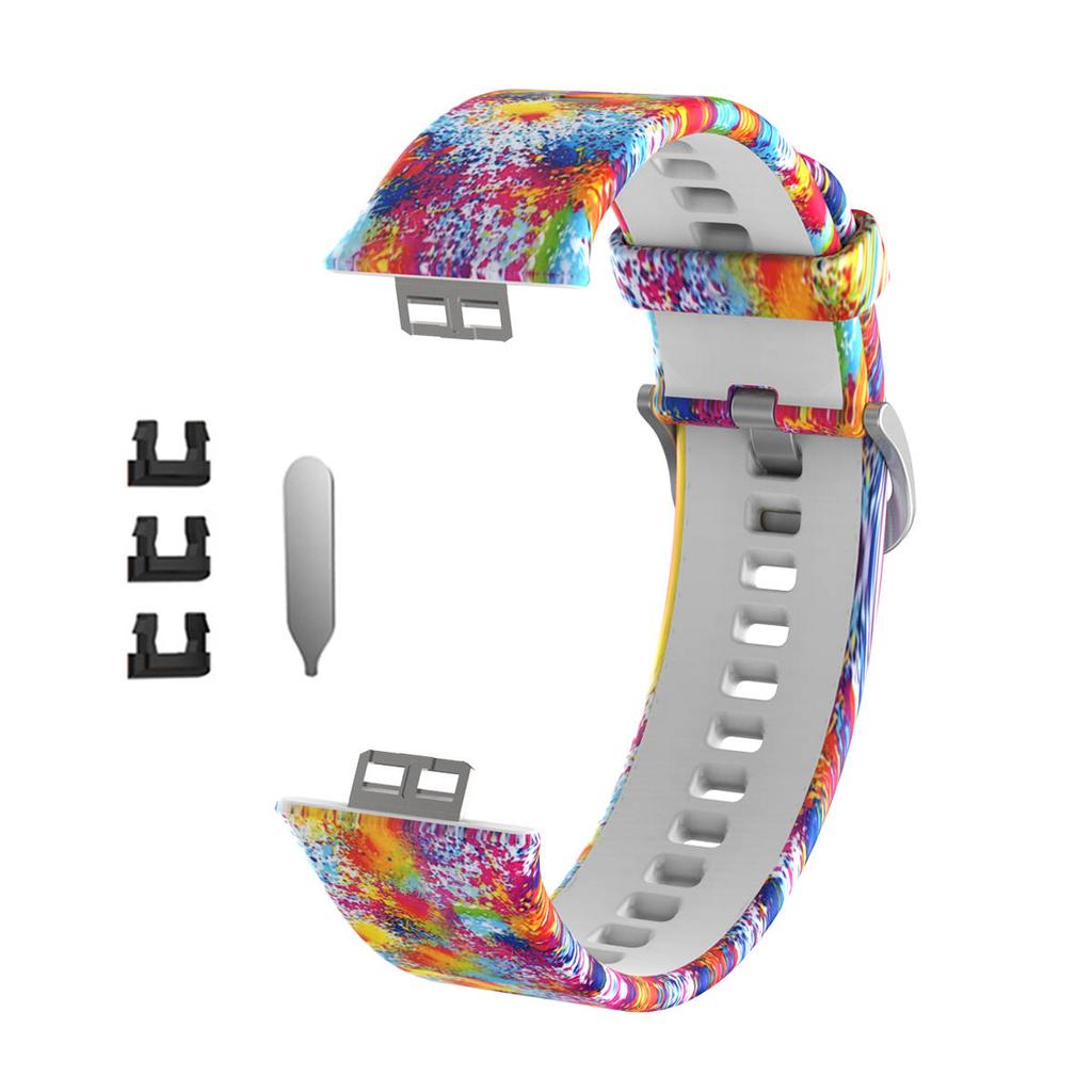 Band For Huawei Watch Fit Strap Smart Silicone Watchband Wristband Watch Fit Special Edition Bracelet Printing Accessories Sport