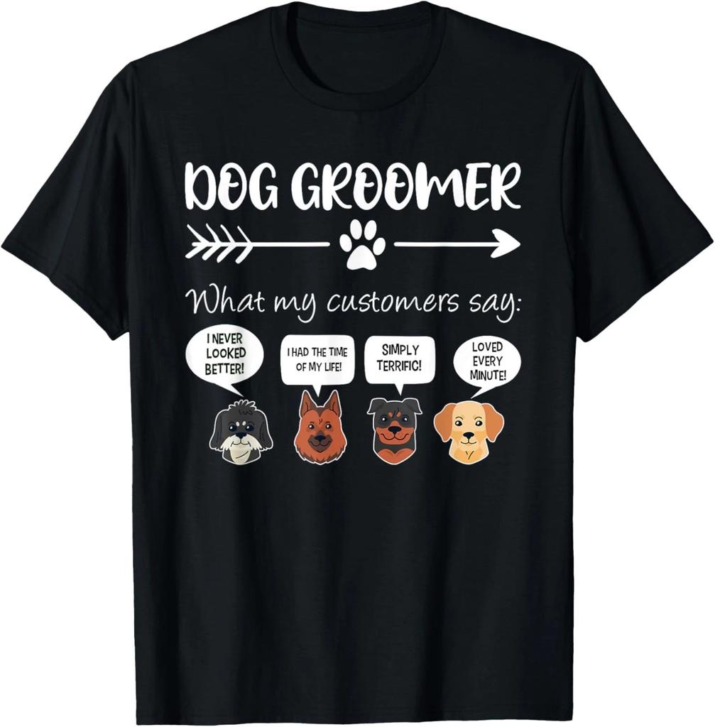 Funny Dog Groomer Shirt Funny Dog Grooming Gift Dog Salon Gift Unisex T-Shirt