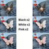 Pack Of 6, Three Colors, Butterfly-Shaped Waist-Cinching Buttons, Detachable, No-Nail-Seam Button Alteration For Jeans Waists.