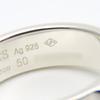 Gebrauchter HERMES Ring Collier de Chien PM EU#50 50 Silber925 4.6g Silberschmuck