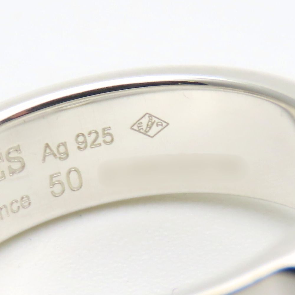 Gebrauchter HERMES Ring Collier de Chien PM EU#50 50 Silber925 4.6g Silberschmuck