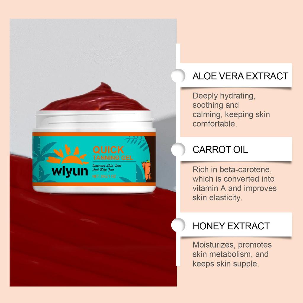 30g Tanning Aid Repair Gel Tanning Aid Repair Gel Bronzing Tanning Aid Beauty Moisturizing Hydrating Nourishing Gel