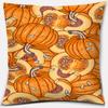 Pumpkin Halloween Thanksgiving Printing Series Pattern Pillowcase Square Pillowcase Home Office Decoration Pillowcase