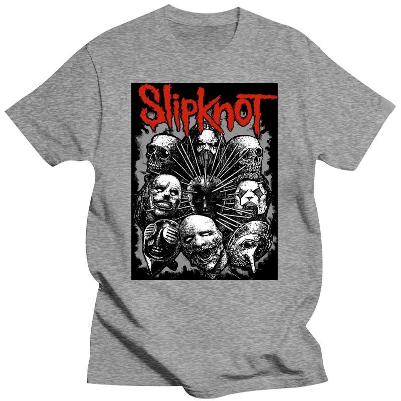 Pánské tričko s grafickým potiskem a kreslenými červy Slipknots Heavy Mental Band s krátkým rukávem, Harajuku Streetwear, nadměrné velikosti