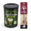 Organic Matcha Sweetness Preparation + Stainless Steel Straw with Filter