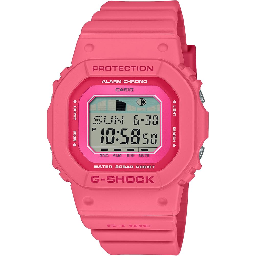 Casio G-Shock G-Lide Mid-Size Watch Eco-Friendly Material Pink Women s Timepiece