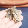Copper Six winged angel God Nice Love Cupid Statue Space-saving Ornaments Brass Angel Figurines Tabletop Decorations Home Use Decor Accessories