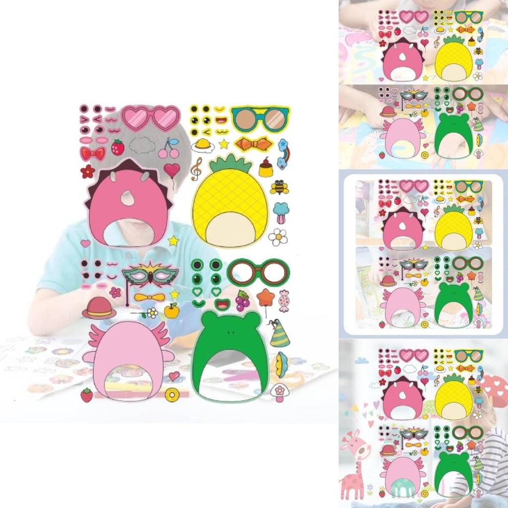 Kinder Cartoon Eltern-Kind Interaktives Puzzle Aufkleber