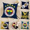 Cool FFenerbahceS Pillow Case Natural Linen DoubleSided Printing Sofa Home Decor Cushion Cover
