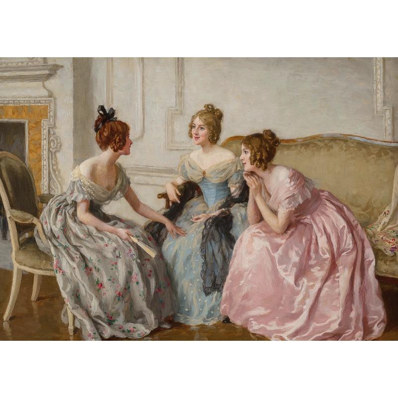 Vintage Elegant Women Portrait Poster Victorian Female Canvas Painting Antique Wall Art Picture for Living Room Home Decor Mural