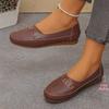 Multi-color Optional Soft Sole Hollow Out Breathable Flat Shoes Slip On Anti-slip Loafers