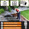 6Pcs Sewer Jet Nozzle Kit 5000PSI Max Stainless Steel Sewer Cleaning Jetter Nozzle Durable 1/4inch NPT Pipe Connecting Nozzle