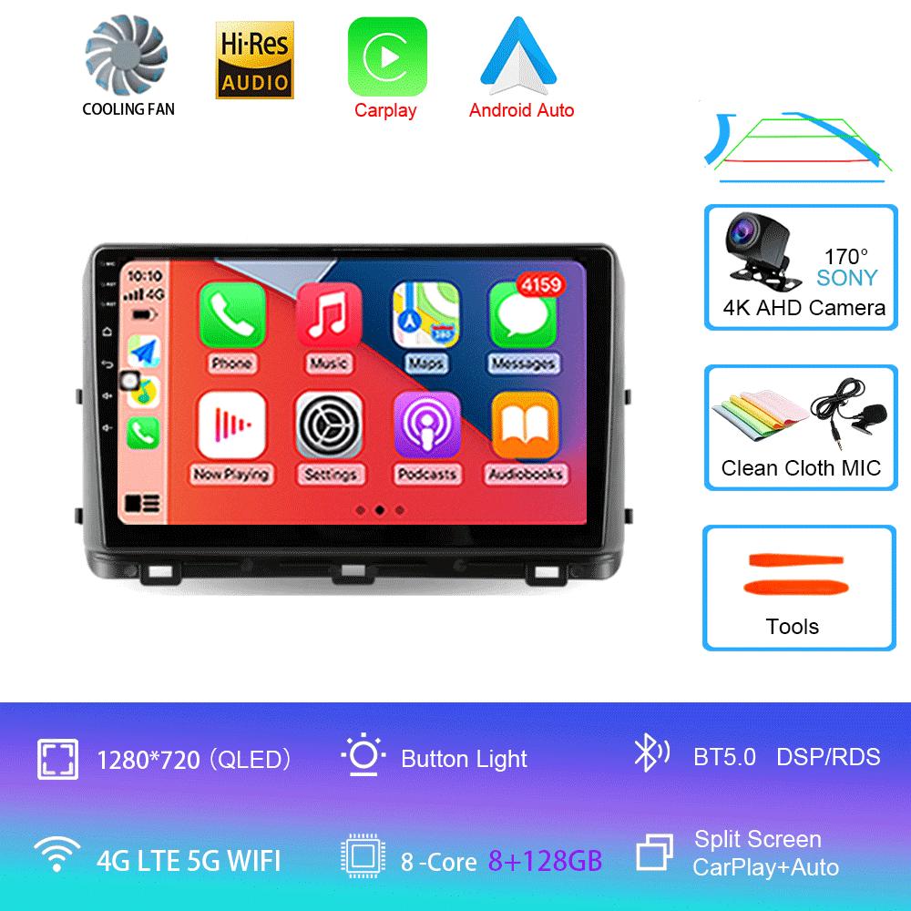 Android 14 For Kia Ceed 3 CD 2018 - 2022 Car Radio Multimedia Video Player Navigation GPS BT 5.0 DSP WIFI 4G Carplay 360 Camera