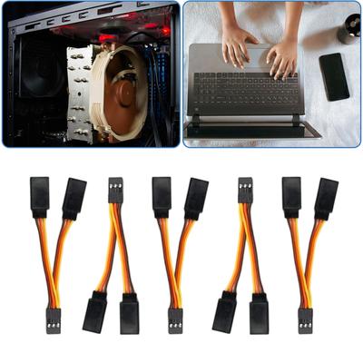 5Pcs 30 Core Short Servo Y Extension Cable 5cm Lead Wire for RC Models and Robotics with Silicone Wire