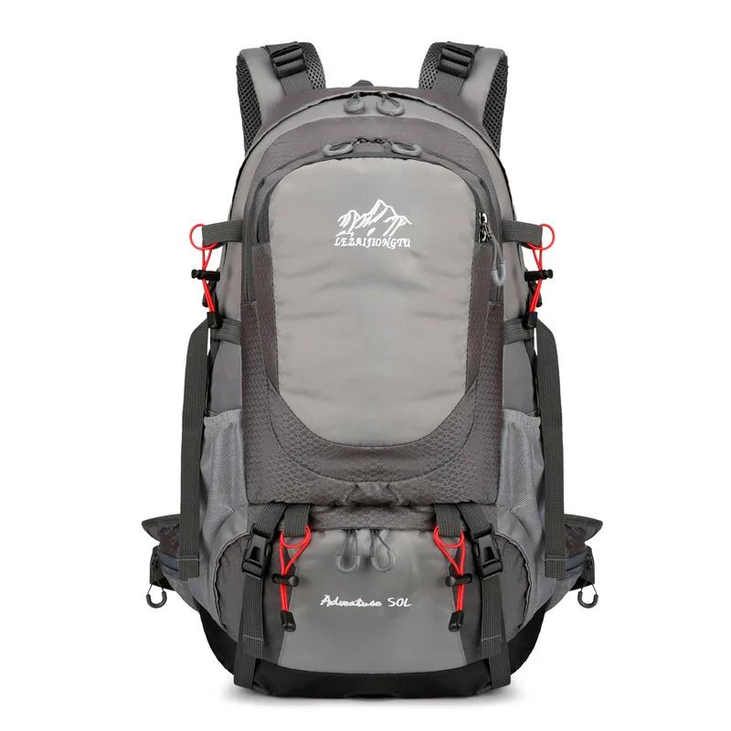 50L Camping Backpacks Waterproof Hiking Bags Multi Pockets Mountaineering Rucksack Large Capacity Sports Trekking Backpack