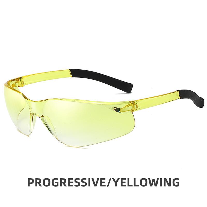 Fashion Sports Sunglasses Men's One-piece Sunglasses Shade Glasses