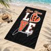 Cincinnati Bengals Custom Name Beach Towels Also Serve As Bath Towels Summer Essential a Musthave for the Outdoors the Beach and the Pool
