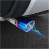 Compatible For Toyota Land Cruiser 250 Prado LC250 2024 2025 Stainless Steel Rear Tail Exhaust Muffler Tip End Tip Car Accessories 2pcs(Blue)