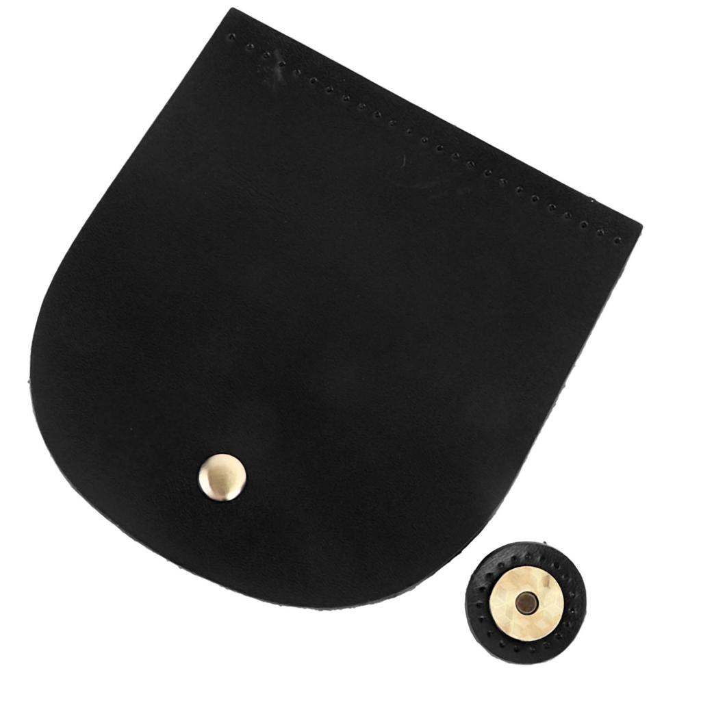 Shoulder Bag Flap Cover Microfiber Leather DIY Hand Sewn Magnetic Snap Flap Cover Replacement for
