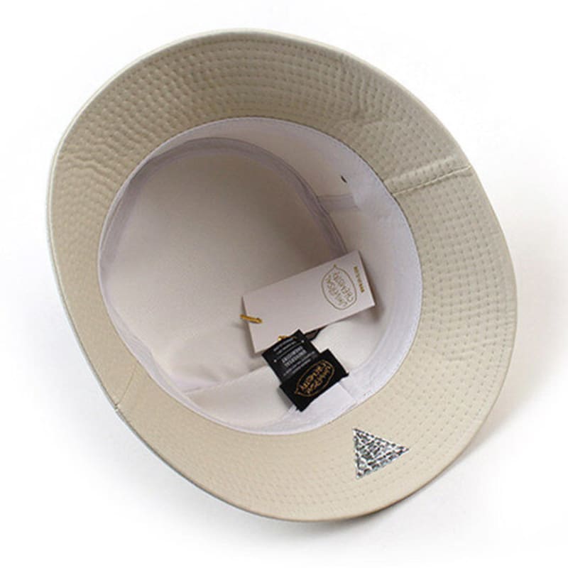 Universal Chemistry Side Thunder Ivory Leather Bucket Hat